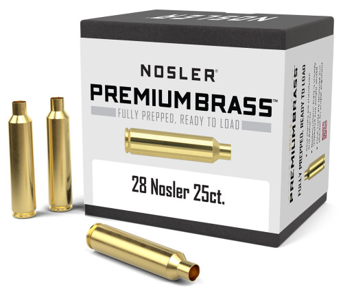 Nosler Premium Brass 28 Nosler Reloading Brass.  10150