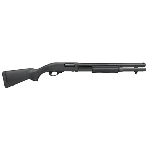 Remington 870 Police 12 Gauge Pump Action Shotgun with Extended Magazine tube.