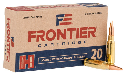 Hornady Frontier Military Grade 6.5 Grendel 123gr FMJ Ammo.  FR700