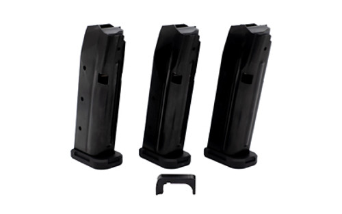 Shields Arms Glock 43x and Glock 48 15rd Steel Flush Fit Magazine.  3 Pack with aftermarket steel mag release!