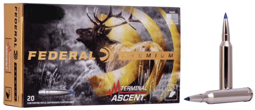 Federal Terminal Ascent 280 Ackley Improved 155gr Bonded Long Range Hunting Ammo.  P280A1TA1