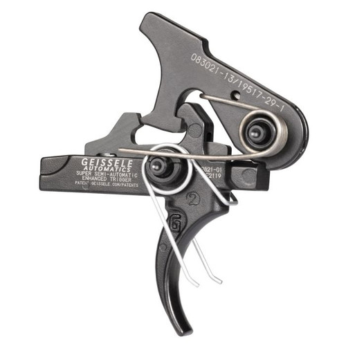 Geissele SSA-E Super Semi-Automatic Enhanced AR15 2 Stage Trigger with M4 Curved Bow