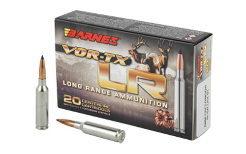 Barnes VOR-TX Long Range 6mm Creedmoor 95gr LRX Copper Monolithic Long Range Hunting Ammo.  30232