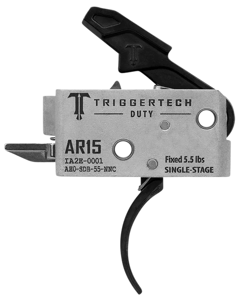 Triggertech Duty AR-15 Single-Stage 5.5lbs Curved Drop in Trigger.  AH0SDB55NNC