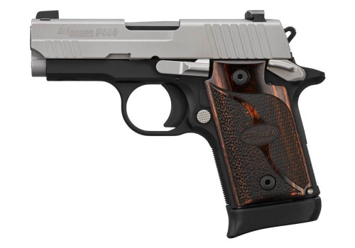 Sig Sauer P938 9mm Two-Tone 7rd Pistol with NIght Sights.  938-9-TXR3-AMBI