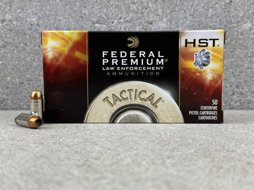 Police department trade in Federal Tactical HST 40 S&W 180gr HST JHP Defense Ammo.  P40HST1.