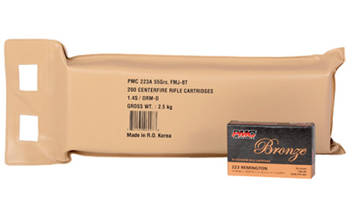 Bronze | 223 Rem | 55gr | FMJ | 200rd Battle Pack