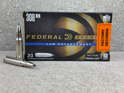 Federal Tactical TRU | 308 Win | 168gr | Tactical Tip MatchKing TMK