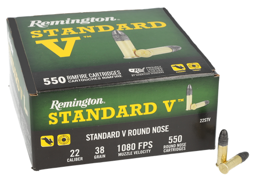 Remington Standard V 22LR 38gr Lead Round Nose Standard Velocity Ammo.  R20988