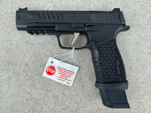 SIg Sauer CPO (Certified pre-owned) P365 Fuse 9mm 21rd pistol with night sights and optics ready.