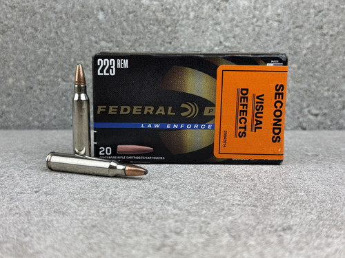 Federal LE223T3 223 Rem 62gr BSP Defense Ammo - Factory Seconds