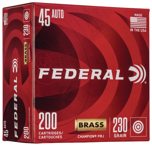 Federal Champion 45 ACP 230gr FMJ 200rd Range pack.  WM52332