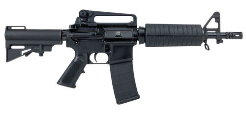 DPMS DP-15 Classic 5.56 NATO 10.5-inch AR pistol with A2 carry handle and CAR-style blade brace - DP51655159026