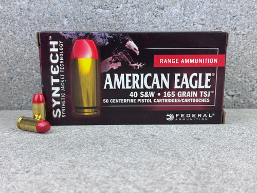 PD trade federal syntech 40 S&W 165gr TSJ Training Ammo AE40SJ1
