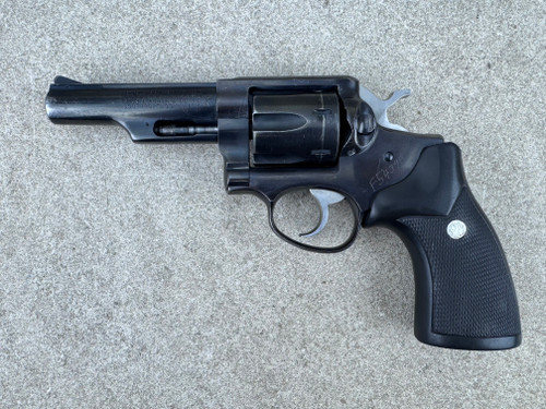 PD Trade Ruger Police Service Six 38 SPl Blued Revolver.