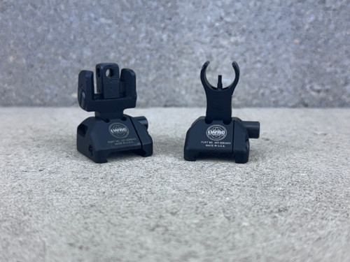 PD Trade | LWRC Skirmish BUIS | Black | Flip Up Sight Set
