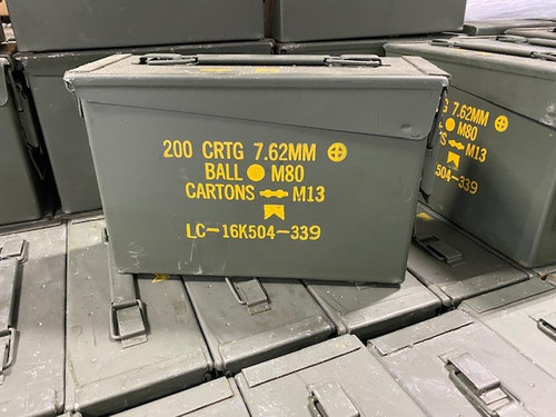 Surplus US M19A1 30 cal Ammo Can.