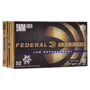 Federal Tactical HST | 9mm | 147gr | JHP | (2+ Boxes Ship Free) | P9HST2