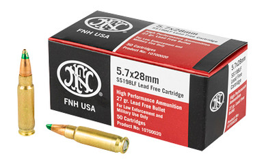 FN SS198LF | 5.7x28 | 27gr | Green Tip HP | (2+ Boxes Ship Free)