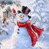 Happy Snowman by Dona Gelsinger