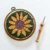 Sunflower Punch Needle Round Kit