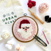 Santa Punch Needle Round Kit