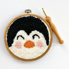 Penguin Punch Needle Round Kit