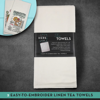 Tea Towels - Linen 2 Pack