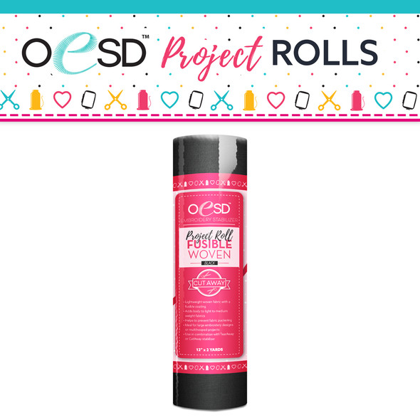 Project Roll Fusible Woven Black