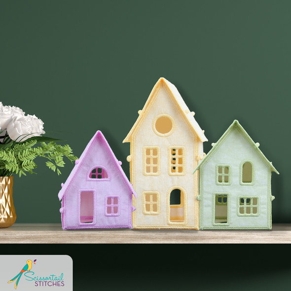 Freestanding Little Lighted Village