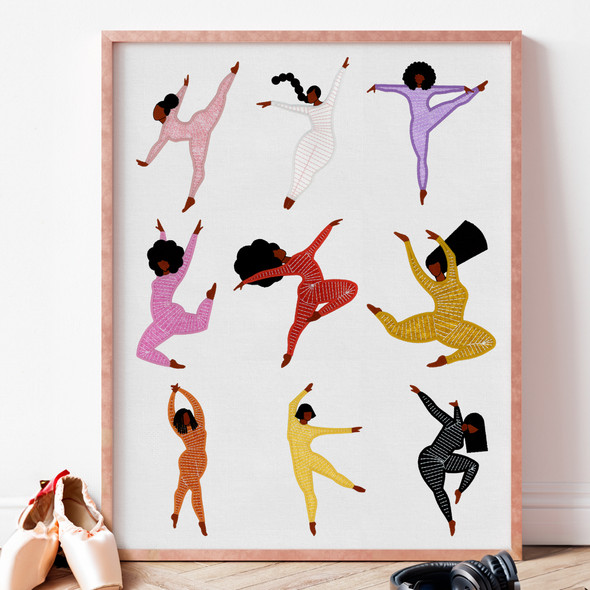 Leaping Ladies by Rashida Coleman Hale
