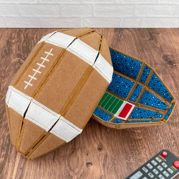 Freestanding Football Bowl