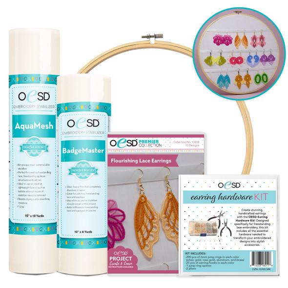 Flourishing Lace Earring Kit