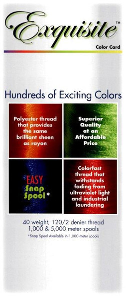 Exquisite Thread Color Chart