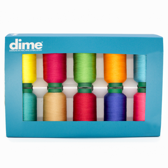 Exquisite Polyester 10 Color Thread Kit - Summer