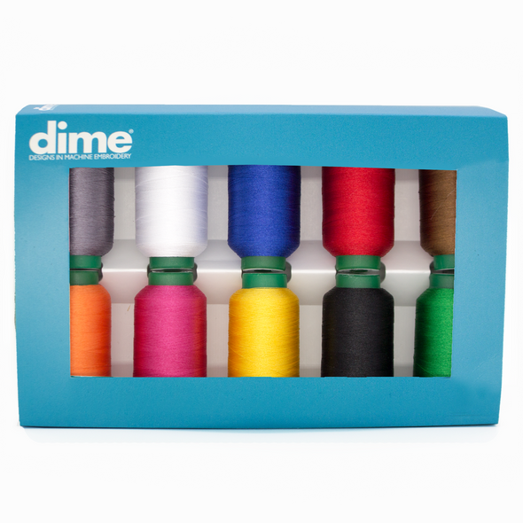 Exquisite Polyester 10 Color Thread Kit - Top Ten