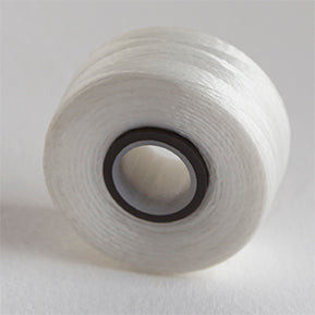 Steady Stitch Style L Magnetic Core Polyester Prewound Bobbins - White