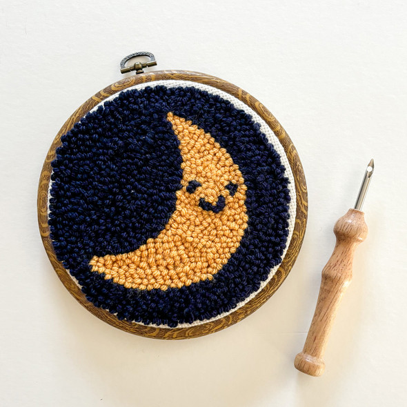 Moon Punch Needle Round Kit