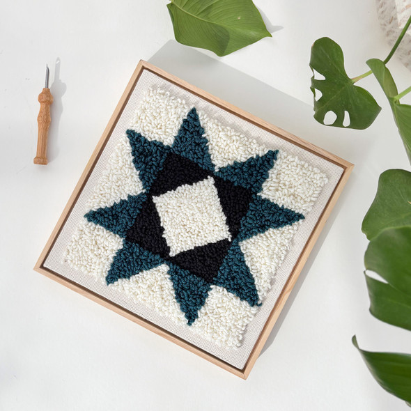 Quilt Star Punch Needle Frame Kit