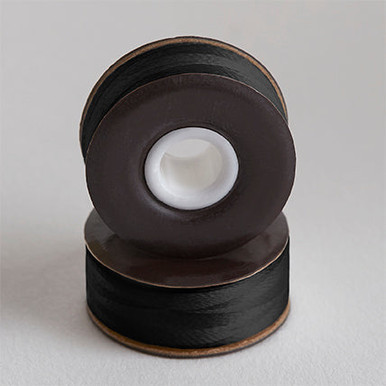 Steady Stitch Style L Plastic Sides Polyester Prewound Bobbins - Black 144 Pack