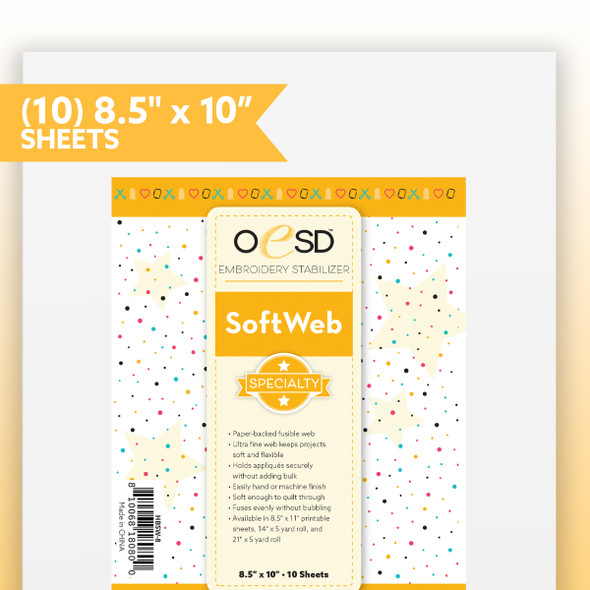 OESD SoftWeb 8.5" x 10" sheets