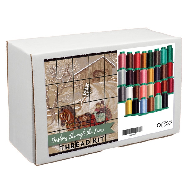 Dashing Through the Snow Thread Kit