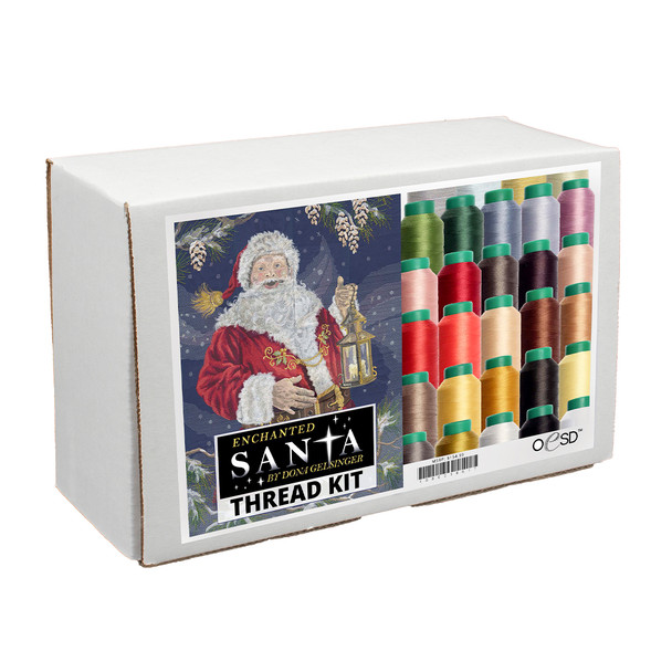 Enchanted Santa Tiling Scene Thread Kit