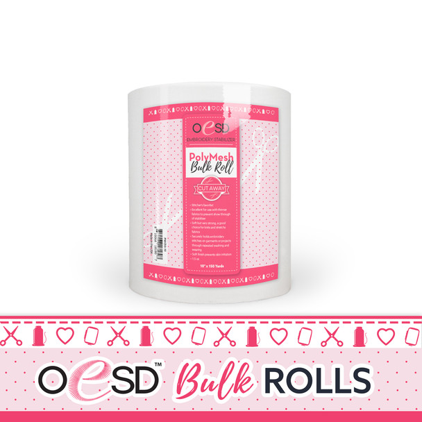 PolyMesh CutAway White 10" x 150 yds