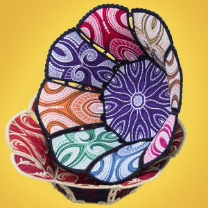 Freestanding Fabric Bowls