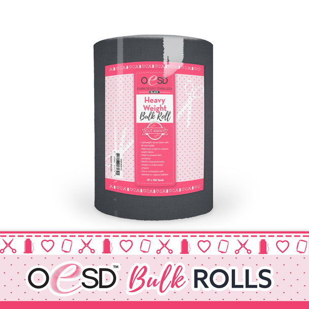 Heavy Weight CutAway Black 15" x 150 yds