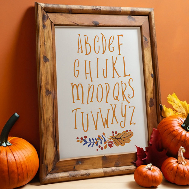 Happy Harvest Alphabet