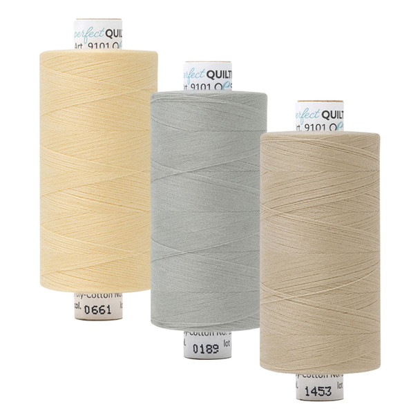 3 Pack Perfect Quilting Thread - The Creams