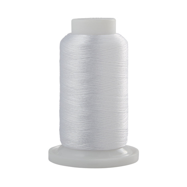 Fine Line Embroidery Thread - White 1500 Meters (T010)