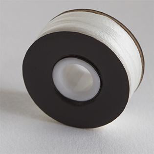 Steady Stitch Style L Magnetic Paper Sides Polyester Prewound Bobbins - White